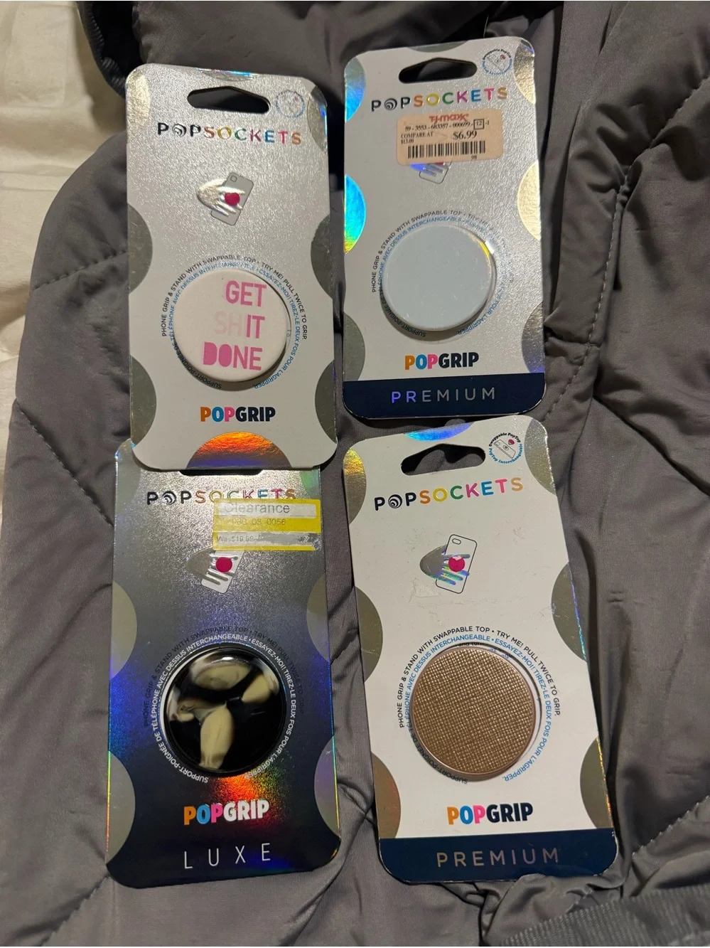 PopSocket PopGrip Phone Grips - Assorted Colors (4-Pack)